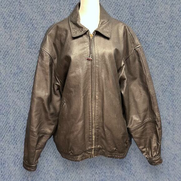 Stone Rockers Other - Vintage Stone Rockers Men’s Leather Jacket - Black, Size XXL